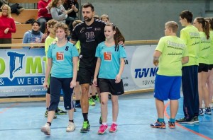 Einlaufkinder beim CV Mitteldeutschland  